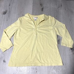 Y2K yellow top